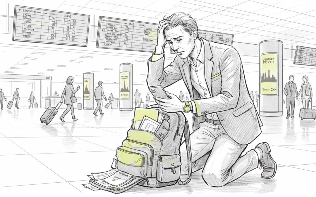 viajero seguro perdido aeropuerto
