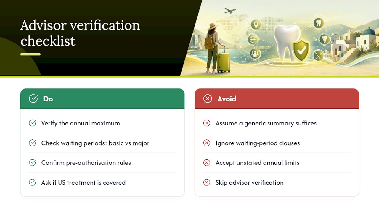 How Unparalleled Global Benefits helps you compare dental add-ons — overview diagram