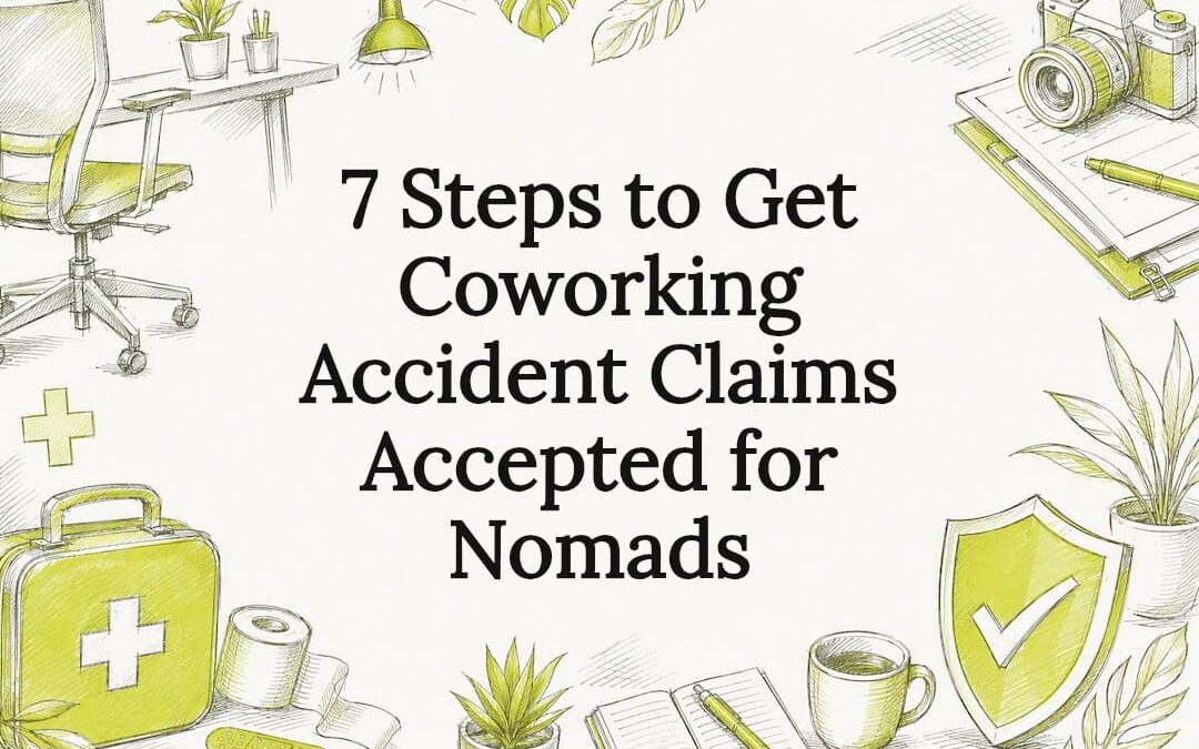 Coworking accident claims title card