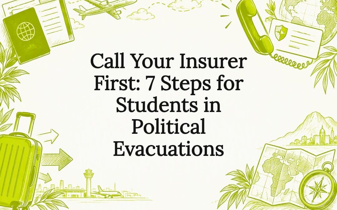 Call Your Insurer First: 7 Steps for Students in Political Evacuations