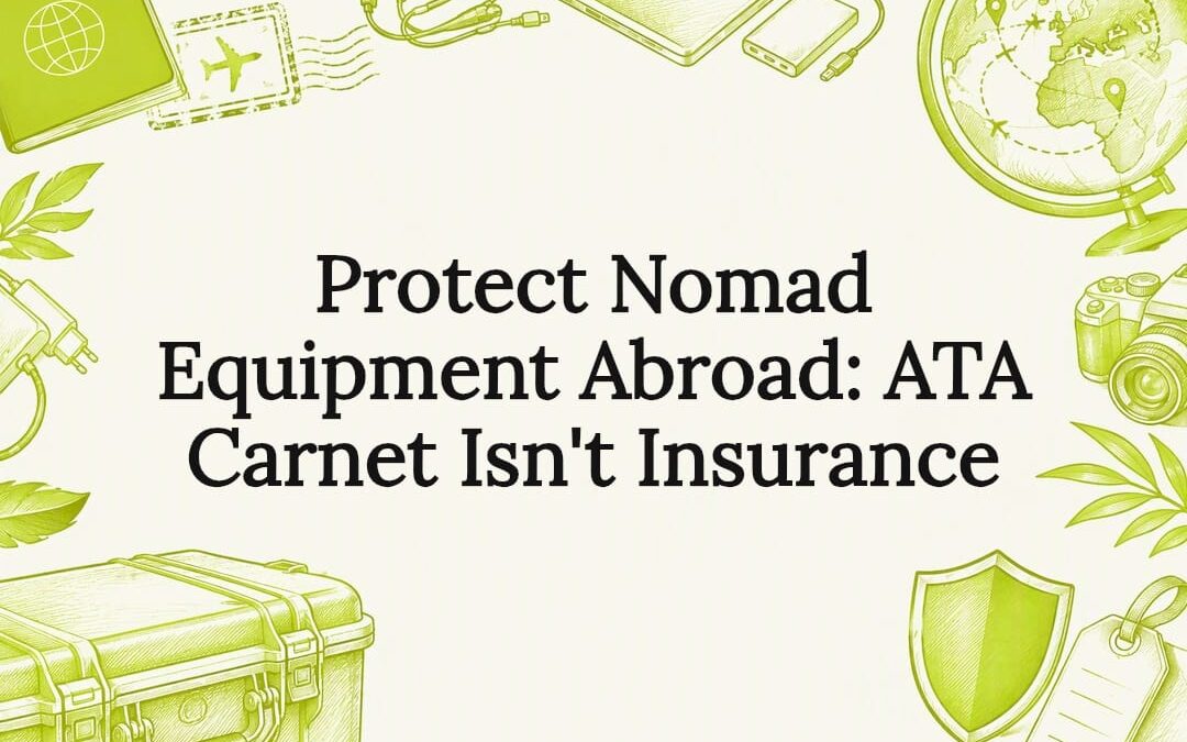 ATA Carnet and equipment protection title card